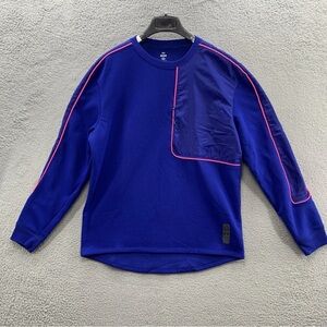 Under Armour Men’s Run anywhere LS Blue long sleeve sports gym pullover! 3XL NWT